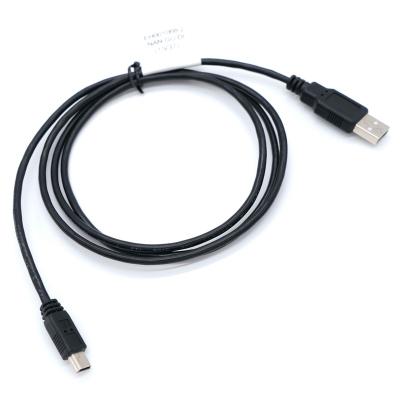 China Appliance Manufacturer RoHS OEM Data USB Cable 24AWG USB 2.0 Black Fast Charging Household Black Type A To Male Mini B USB Mini Power Cable For Mobile Phones for sale