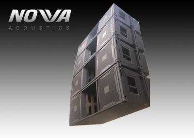 China High Powered Line Array Speakers For Big Performance , Black Color for sale