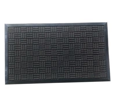 China Stain Resistant Factory Direct Sale Customized Rubber Floor Mat Rubber Finger Plastic Door Mat for sale