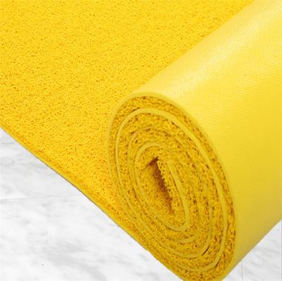 China Stain Resistant Coil Roll Mat Spaghetti Roll Mat Waterproof Outdoor PVC Mat for sale