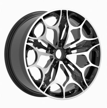 China Passanger Car Forging Wheels Rims Customized 22 Inch 5 120PCD For BMW e30 Car Gun Heart Wheels Material Toyota Outer Crown for sale