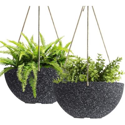 China Wholesale Metal Cheap Outdoor Hanging Plant Pot European Creative Cute/Decorative Custom Home Decoration Planting Pots Flower Plant for sale