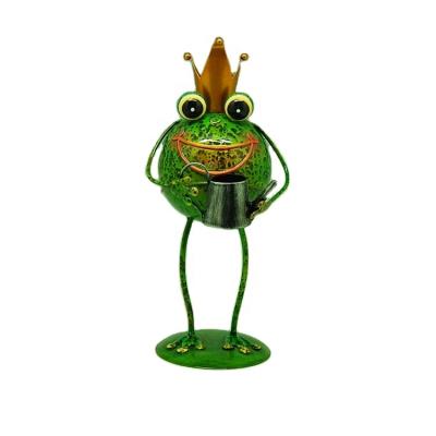 China Unique Frog Cute/Decorative Free Design with Instrument and Book Ornament Metal Christmas Ornaments for sale