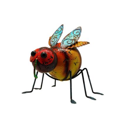 China Europe Garden Accents and Decor Garden Accessories Metal Insect Ornament for sale