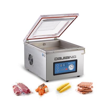 China Food CE Meat Packing Machine Food Container Sealing Machine Table Top Vacuum Packing Machine for sale