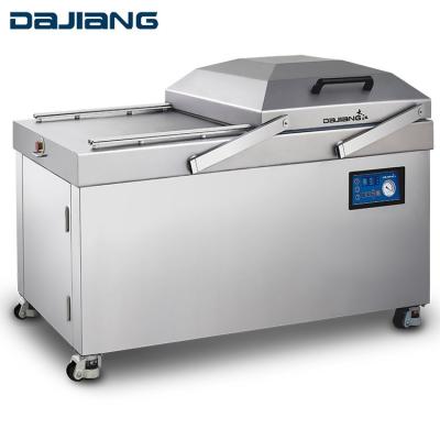 China DZ-500/2S Food Double Chamber Pneumatic Food Vacuum Packing Machine Sealed Food Containers Frozen Food Packing Machine China for sale