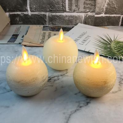 China Kanlong Flameless Electric Glow Ball Flameless Candle Light Window Led Candles for sale