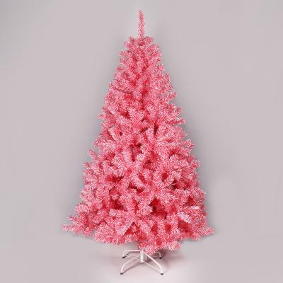 China 1.2-2.4m PVC Christmas Decoration Artificial Tree PVC Pink Christmas Tree for sale