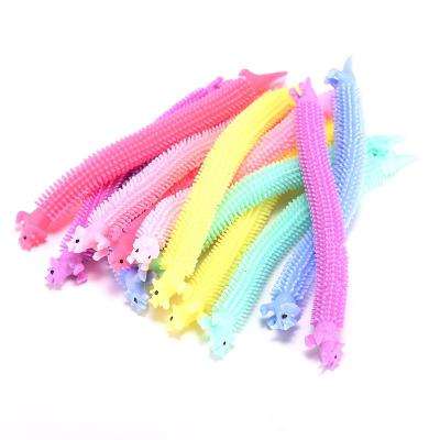 China Eco-Friendly Kids Rainbow Beads Bracelets Kids Gifts Stretch Bracelets Elastic Band For Kids for sale