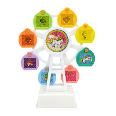 China eco-friendly promotional item mini candy toy pencil sharpener sky wheel funia picture photo frame for sale