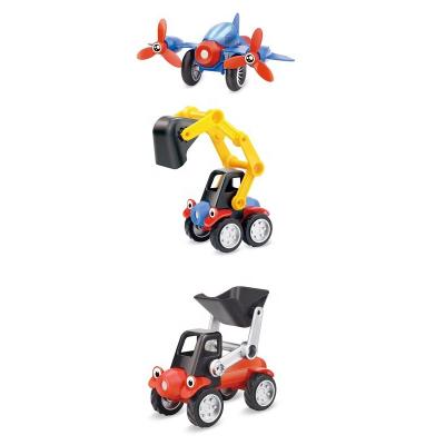 China Eco - Friendly Educational Assembled Magnetic Car Toys Blocks For Kids for sale