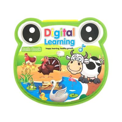 China Eco-Friendly Early Educational Toys Custom Printing Story Book PEVA Foam Bath Soft Waterproof Digital Study Books For Babies for sale