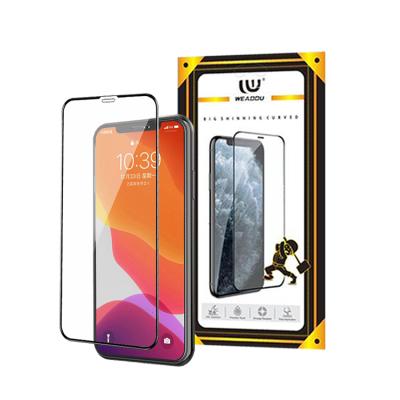 China WeAddU Wholesale Price Smartphone Phone Tempered Glass Screen Protector Film Oleophobic Coating For iPhone for sale