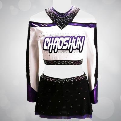 China Custom Wicking All Star Dance Show Flight Skirt Cheerleading Uniform for sale