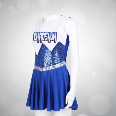 China Custom Sublimation Wicking Cheerleading Uniform Design Cheerleading Uniform Design Performance Dress for sale