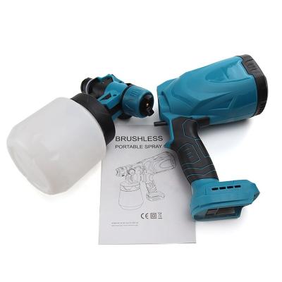 China High Spraying Effect Portable Electric Paint Spray Gun Lithium Battery Paint Spray Gun 800Ml for sale