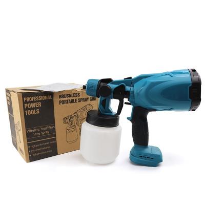 China High Spraying Effect Wholesale Professional High-Pressure Electric Paint Spray Gun Handheld Lithium Cordless Spray Guns for sale