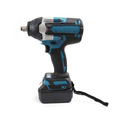 China Strong Strength Rechargeable Battery Portable Power High Torque Brushless Lithium Electric Impact Wrench for sale