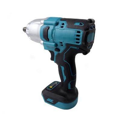 China Strong Strength Brushless Motor Li-ion Battery Cordless Electric Impact Wrench Power Wrench for sale