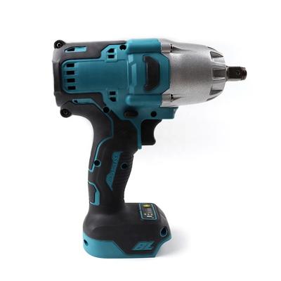 China Strong Strength Rechargeable Power Tool Brushless Impact Wrench Battery Cordless Electric Impact Wrench for sale