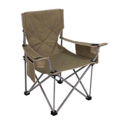 China Easy-carry outdoor folding beach chair with padded with cooler bag and Carry Bag bule for sale