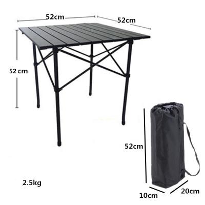 China Easy Folding Outdoor Folding Table Customized Portable Outdoor Aluminum Lightweight Folding Table For Beach Camping Picnic for sale