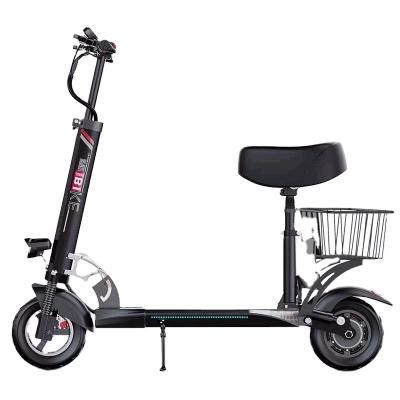 China Unisex Luxury Modern Folding Electric Mobility Scooters With Basket Two Wheels Motorcycles Electric Scooter for sale