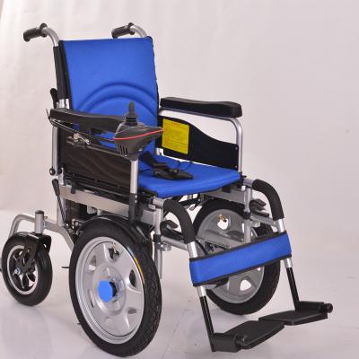 China Wholesale Light Weight Electric Wheelchairs Foldable Foldable Electric Wheelchair Used for sale