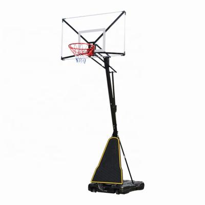 China Dia.16mm Steel With Spring A-1024TL New Design Deluxe Portable Adjustable Basketball Stand for sale