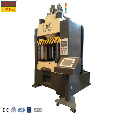 China Factory YIHUI brand CE servo cold-hot forging hydraulic press for auto parts and LED radiator 500T for sale