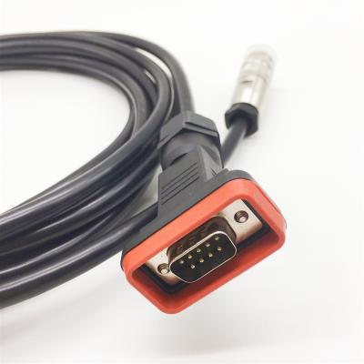 China 0.5m - 100m Ret Control Cable Straight Plug met Aisg tot Db9 connectoren Te koop