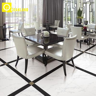 China Polished high class Porcerlain tile 800x800 restaurant luster gres porcellanato floor tiles for sale