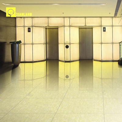 China 2021 Floor Tile Super Light Yellow Porcelanato Soluble Salt for sale