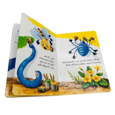 China paper & Cute Cardboard Mini Board Book For Girls Customized Made Hardcover Board Book for sale