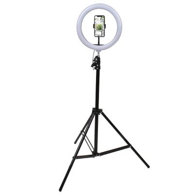 China Live Photography Live Tripod Stand 2.1m Mobile Multifunctional Portable Anchor Floor Tripod 26cm Led Ring Fill Light Lamp Phone Holder Stand Light Stand for sale