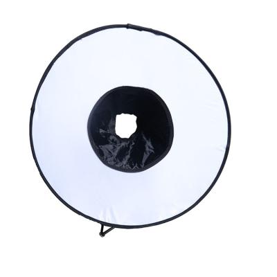 China 45cm Portable Quick Parabolic Foldable Multi-Function Collapsible Instant Diffuser Easy-fold Ring Installation Softbox Diffuser for sale