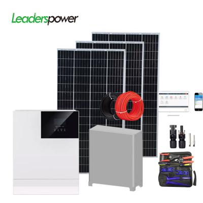 China Home 10kw Home Solar System Hybrid Energy Storage System For Home 8kw Solar System Set for sale