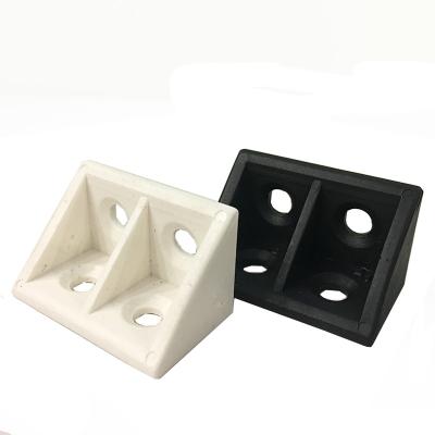 China Eclectic plastic thickened corner code for furniture rectangular laminate bracket for cabinet connector corner code for sale