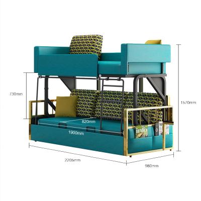 China New Innovation Modern Sofa Bed Kids Bedroom Furniture Bunk Bed (Size) Adjustable for sale