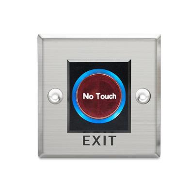 China Waterproof / Waterproof NISEC Metal Enclosing No Touch Waterproof Exit Button Access Control System Exit Button for sale