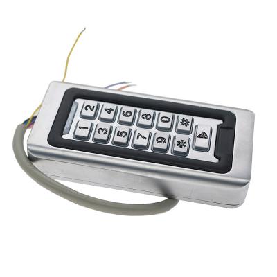 China Waterproof / Waterproof IC Card Password Access Controller IP65 Digital Button Keypad Door Standalone Access Control For Factory Office School W-M207 for sale