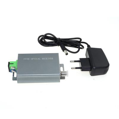 China CATV Mini Optical Receiver Satellite Signal Fiber AGC FTTH Active Receiver for sale