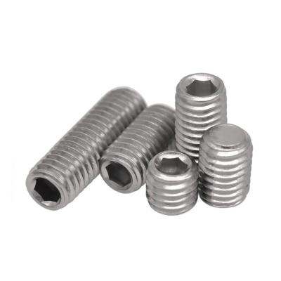 China China Supplier Flat Headless No Head DIN914 DIN913 M3 M4 M5 Hex Allen Socket Worm Set Screws for sale