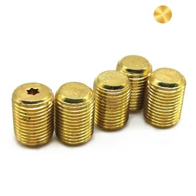 China Flat Brass Torx Repair Screw Set Worm Grub Screws for sale