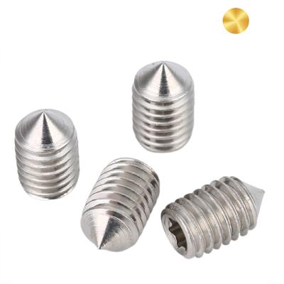 China ISO 4027 DIN914 Flat Torx Set Screws With Taper Point GB78 M2.5 M3 M3.5 for sale