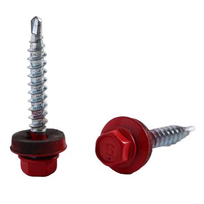 China General Industry DIN7504K Colored Hex Washer Head Stainless Steel Self Drilling Screw for sale