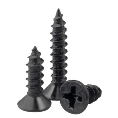 China General Industry Black Head Drywall Phosphating Countersunk Self Tapping Screw for sale