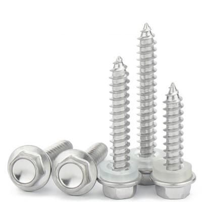 China Industry General Steel Hexagon Flange Head Stainless Steel Galvanized Metal Building Materials Sheeting Self Tapping Screw for sale