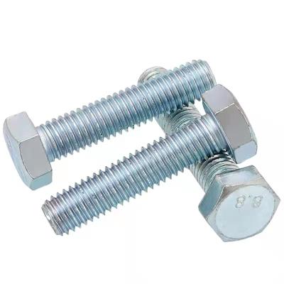 China Galvanized Electrical Equipment Bolts And Nuts Zinc Screw Fasteners Blue White Bolts And Nuts for sale