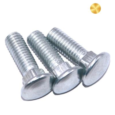 China Hardened Steel Electrical Equipment Grade 8.8 10.9 Bolt Din 603 607 605 ASME m8 m14 m16 Bolt And Nut Square Neck Mushroom Round Head Carriage Bolt for sale